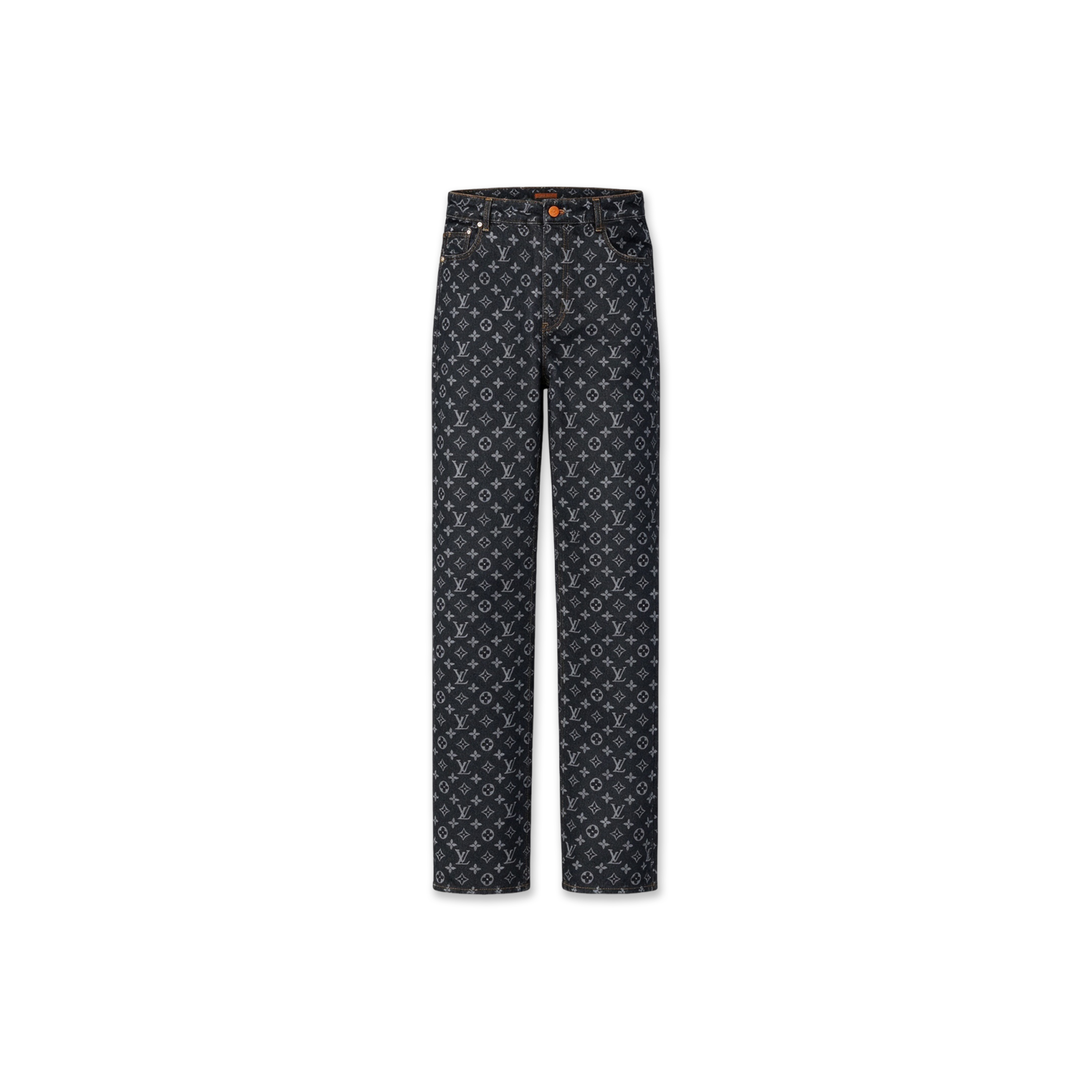 LOUIS VUITTON MONOGRAM STRAIGHT-CUT JEANS 1AFX30
